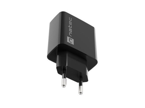NATEC NATEC ŁADOWARKA SIECIOWA RIBERA USB-A + USB-C 20W POWER DELIVERY CZARNA NUC-2062 NATEC NATEC ŁADOWARKA SIECIOWA RIBERA USB-A + USB-C 20W POWER DELIVERY CZARNA NUC-2062