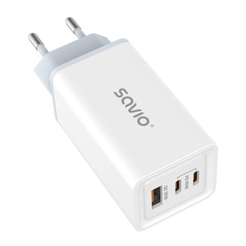 SAVIO SAVIO ŁADOWARKA SIECIOWA GAN 65W BIAŁA LA-07