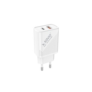 SAVIO SAVIO ŁADOWARKA SIECIOWA USB QUICK CHARGE POWER DELIVERY 3.0 18W LA-04