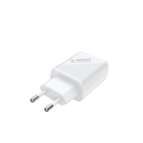SAVIO SAVIO ŁADOWARKA SIECIOWA USB QUICK CHARGE POWER DELIVERY 3.0 18W LA-04 SAVIO SAVIO ŁADOWARKA SIECIOWA USB QUICK CHARGE POWER DELIVERY 3.0 18W LA-04