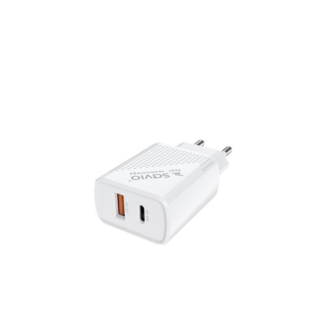 SAVIO SAVIO ŁADOWARKA SIECIOWA USB QUICK CHARGE POWER DELIVERY 3.0 18W LA-04 SAVIO SAVIO ŁADOWARKA SIECIOWA USB QUICK CHARGE POWER DELIVERY 3.0 18W LA-04