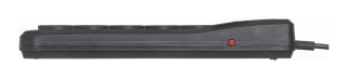 Activejet Listwa przeciwprzepięciowa Activejet 5gn/1,5m/cz (10A; 2300W) 1,5m; kolor czarny