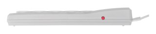 Activejet Listwa przeciwprzepięciowa Activejet 5gn/3m/cz (10A; 2300W) 3m; kolor szary
