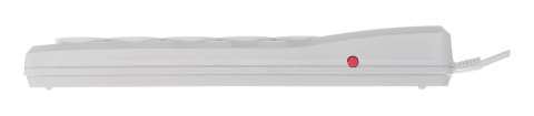 Activejet Listwa przeciwprzepięciowa Activejet 5gn/3m/cz (10A; 2300W) 3m; kolor szary Activejet Listwa przeciwprzepięciowa Activejet 5gn/3m/cz (10A; 2300W) 3m; kolor szary