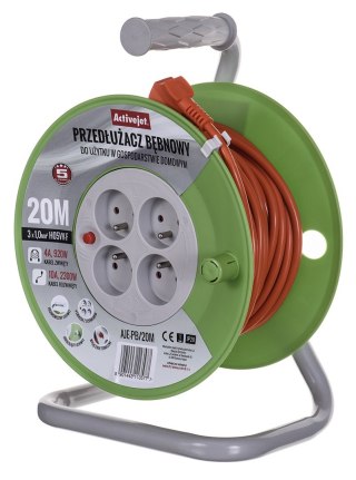 Activejet Przedłużacz bębnowy Activejet PB/20m