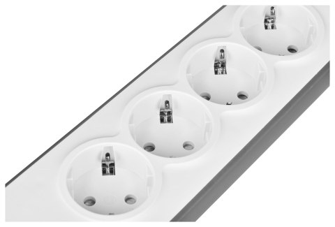 Belkin Listwa zasilająca Belkin Power Surge 4-PORT + 2xUSB-A 2m Grey/White Schuko