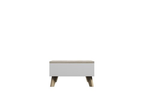 Cama MEBLE Ława LOTTA 110 biały+ dąb sonoma