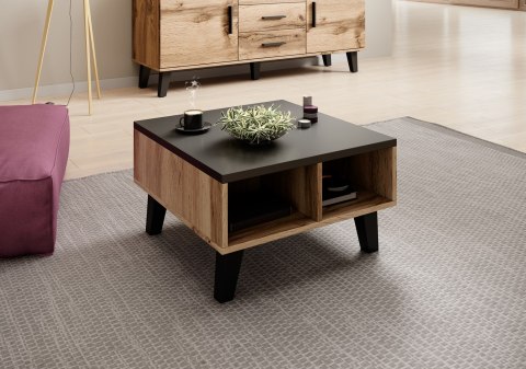 Cama MEBLE Ława LOTTA 60 wotan + czarny mat