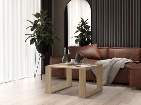 TOP E SHOP Stolik MODERN MINI 67x67xH40 sonoma TOP E SHOP Stolik MODERN MINI 67x67xH40 sonoma