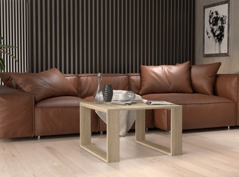 TOP E SHOP Stolik MODERN MINI 67x67xH40 sonoma TOP E SHOP Stolik MODERN MINI 67x67xH40 sonoma