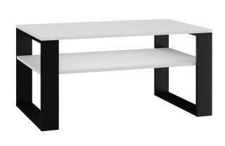 TOP E SHOP Stolik ława MODERN 1P biały/czarny
