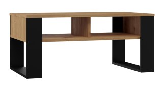 TOP E SHOP Stolik ława MODERN 2P 90x58xH50 artisan/czarny