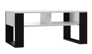 TOP E SHOP Stolik ława MODERN 2P 90x58xH50 biały/czarny
