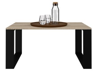 TOP E SHOP Stolik ława MODERN 90x58xH50 sonoma/czarny
