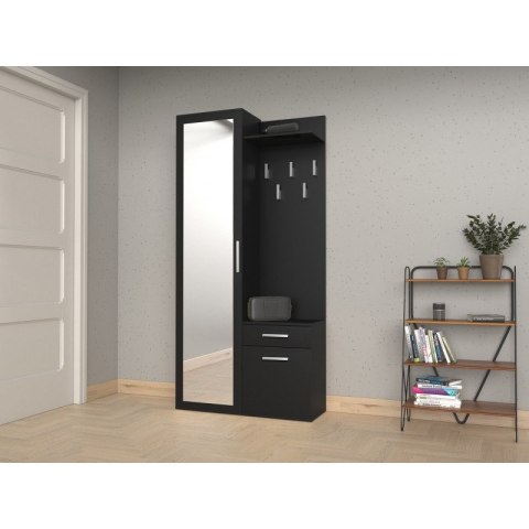 TOP E SHOP GARDEROBA DUO CZARNY KOMPLET