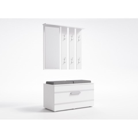 TOP E SHOP GARDEROBA OPAL BIAŁY KOMPLET TOP E SHOP GARDEROBA OPAL BIAŁY KOMPLET