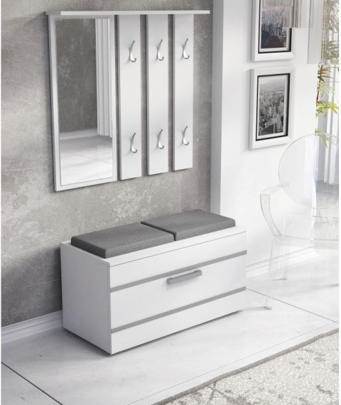 TOP E SHOP GARDEROBA OPAL BIAŁY KOMPLET TOP E SHOP GARDEROBA OPAL BIAŁY KOMPLET