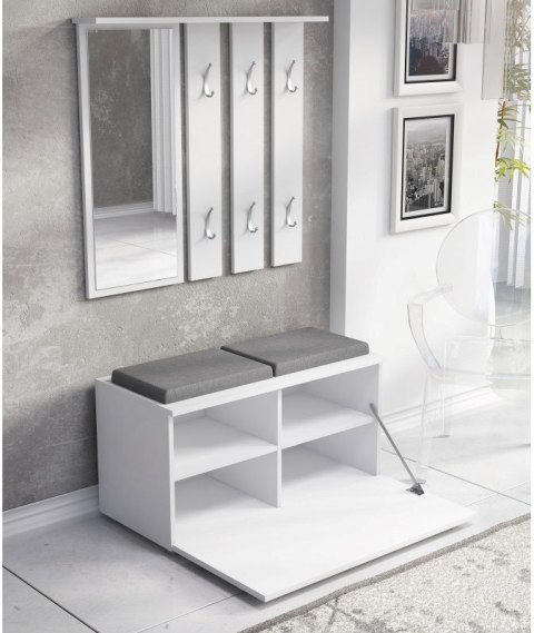 TOP E SHOP GARDEROBA OPAL BIAŁY KOMPLET TOP E SHOP GARDEROBA OPAL BIAŁY KOMPLET