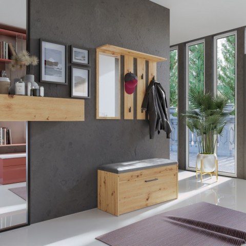 TOP E SHOP Garderoba PARMA 100x35xH180 artisan