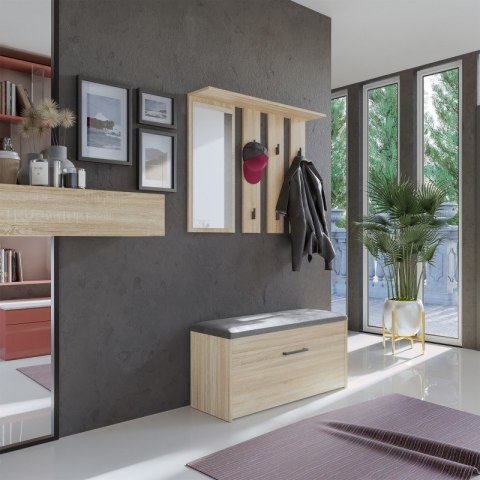 TOP E SHOP Garderoba PARMA 100x35xH180 sonoma TOP E SHOP Garderoba PARMA 100x35xH180 sonoma