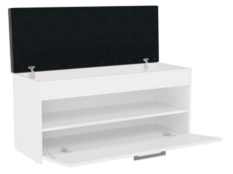 TOP E SHOP Szafka na buty ze schowkiem PARMA 100x35xH49 biel