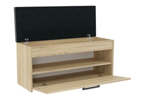 TOP E SHOP Szafka na buty ze schowkiem PARMA 100x35xH49 sonoma TOP E SHOP Szafka na buty ze schowkiem PARMA 100x35xH49 sonoma