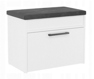 TOP E SHOP Szafka na buty ze schowkiem PARMA MINI 60x35xH49 biel