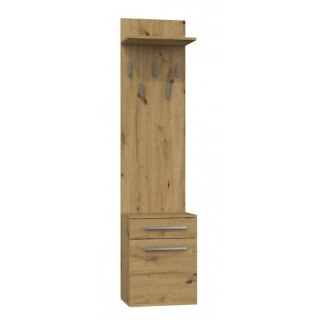 TOP E SHOP WIESZAK SZAFKA NA BUTY DUO DĄB ARTISAN