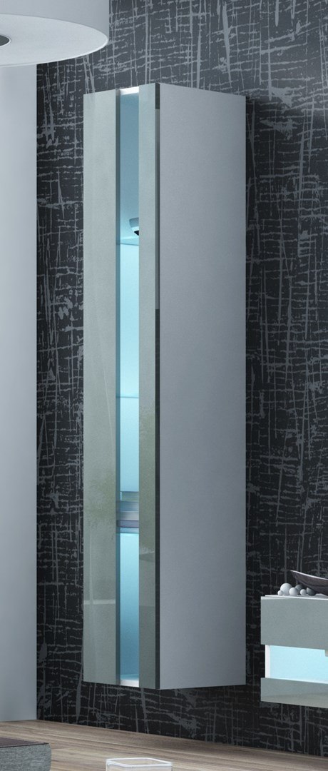 Cama MEBLE Zestaw VIGO NEW 12 biały/szary połysk