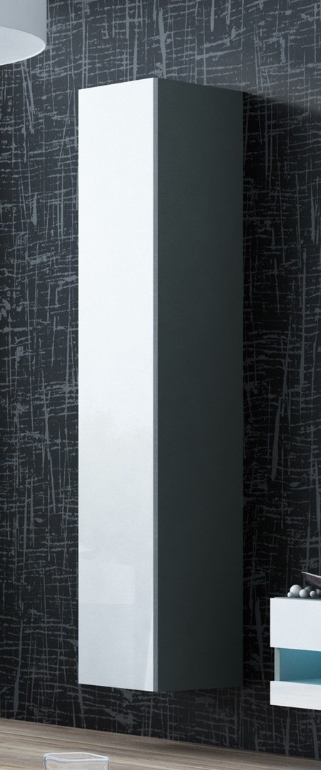 Cama MEBLE Zestaw VIGO NEW 13 szary/biały połysk