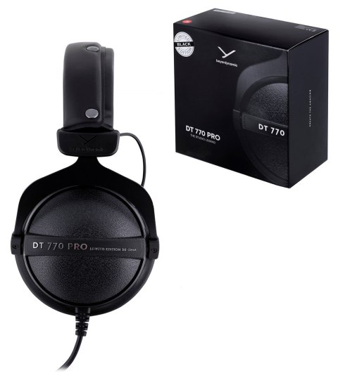 Beyerdynamic Beyerdynamic DT 770 PRO 80 OHM BLACK LIMITED EDITION - Słuchawki studyjne zamknięte