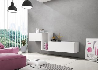 Cama MEBLE Zestaw ROCO 11 (RO1+RO3+RO4) biały/ biały/ biały