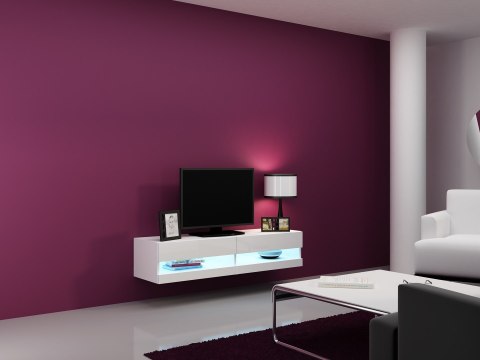 Cama MEBLE Zestaw VIGO NEW 11 biały/biały połysk