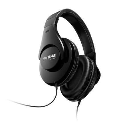 SHURE Shure SRH240A-BK-EFS - Słuchawki nauszne, do zastosowań monitorowych i ogólnych, home studio