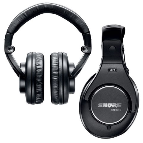SHURE Shure SRH840A-EFS - Profesjonalne słuchawki nauszne, zamknięte do odsłuchu studyjnego SHURE Shure SRH840A-EFS - Profesjonalne słuchawki nauszne, zamknięte do odsłuchu studyjnego