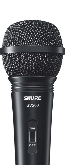 SHURE Shure SV200 - Mikrofon dynamiczny, uniwersalny, kardioidalny, włącznik, kabel SHURE Shure SV200 - Mikrofon dynamiczny, uniwersalny, kardioidalny, włącznik, kabel