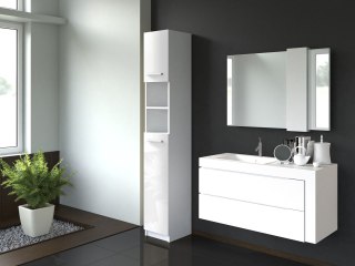 TOP E SHOP SZAFKA ŁAZIENKOWA MARBELA 32CM BIEL POŁYSK