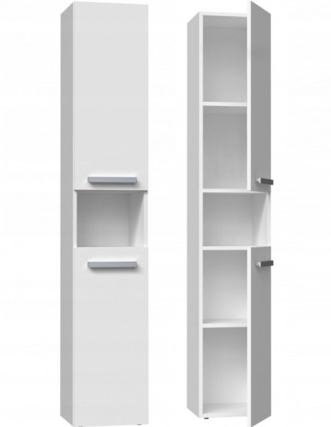 TOP E SHOP Szafka łazienkowa NEL I 31x30xH174 biel mat