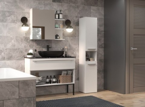 TOP E SHOP Szafka łazienkowa NEL I 31x30xH174 biel mat