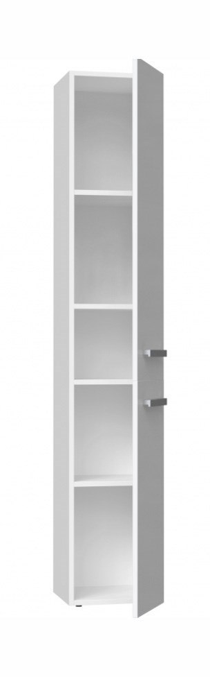 TOP E SHOP Szafka łazienkowa NEL II 31x30xH174 biel połysk