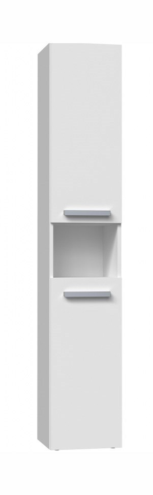 TOP E SHOP Szafka łazienkowa NEL III 31x30xH174 biel mat