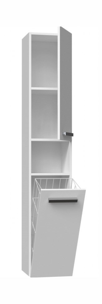 TOP E SHOP Szafka łazienkowa NEL III 31x30xH174 biel mat TOP E SHOP Szafka łazienkowa NEL III 31x30xH174 biel mat