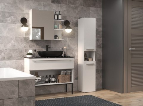 TOP E SHOP Szafka łazienkowa NEL III 31x30xH174 biel mat TOP E SHOP Szafka łazienkowa NEL III 31x30xH174 biel mat
