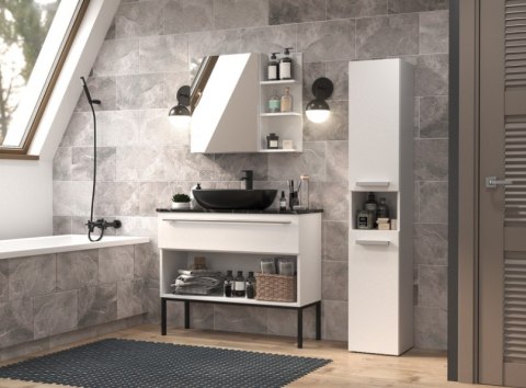 TOP E SHOP Szafka łazienkowa NEL III 31x30xH174 biel mat TOP E SHOP Szafka łazienkowa NEL III 31x30xH174 biel mat