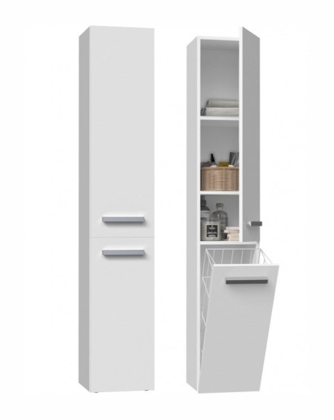 TOP E SHOP Szafka łazienkowa NEL IV 31x30xH174 biel mat TOP E SHOP Szafka łazienkowa NEL IV 31x30xH174 biel mat