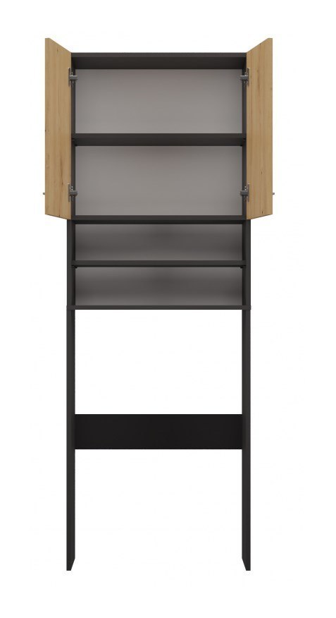 TOP E SHOP Szafka na pralkę POLA DK 64x30xH180 antracyt/artisan TOP E SHOP Szafka na pralkę POLA DK 64x30xH180 antracyt/artisan