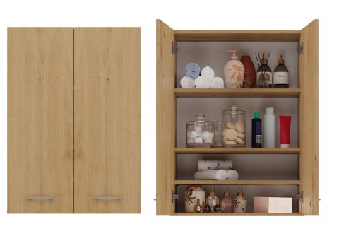 TOP E SHOP Szafka nad pralkę POLA MINI DD 64x30xH90 artisan