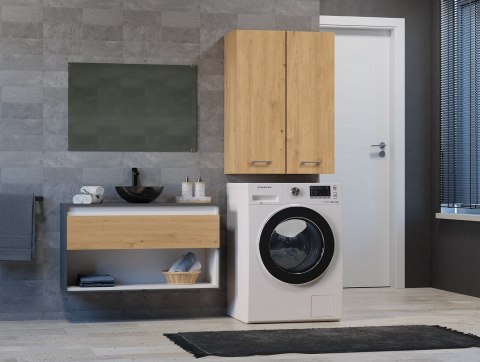 TOP E SHOP Szafka nad pralkę POLA MINI DD 64x30xH90 artisan