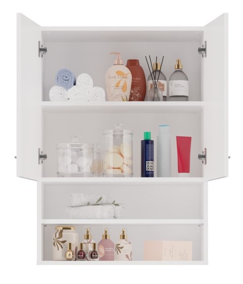 TOP E SHOP Szafka nad pralkę POLA MINI DK 64x30xH90 biel połysk