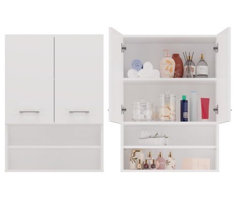TOP E SHOP Szafka nad pralkę POLA MINI DK 64x30xH90 biel